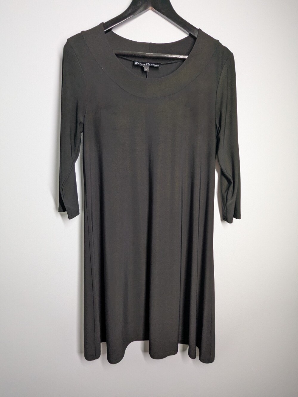Women's 3/4" Sleeved Boat Neck Dress